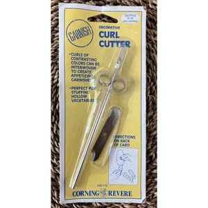 Corning Revere Garnish Curl Cutter Veggies Potato Fruits Catering Vintage New